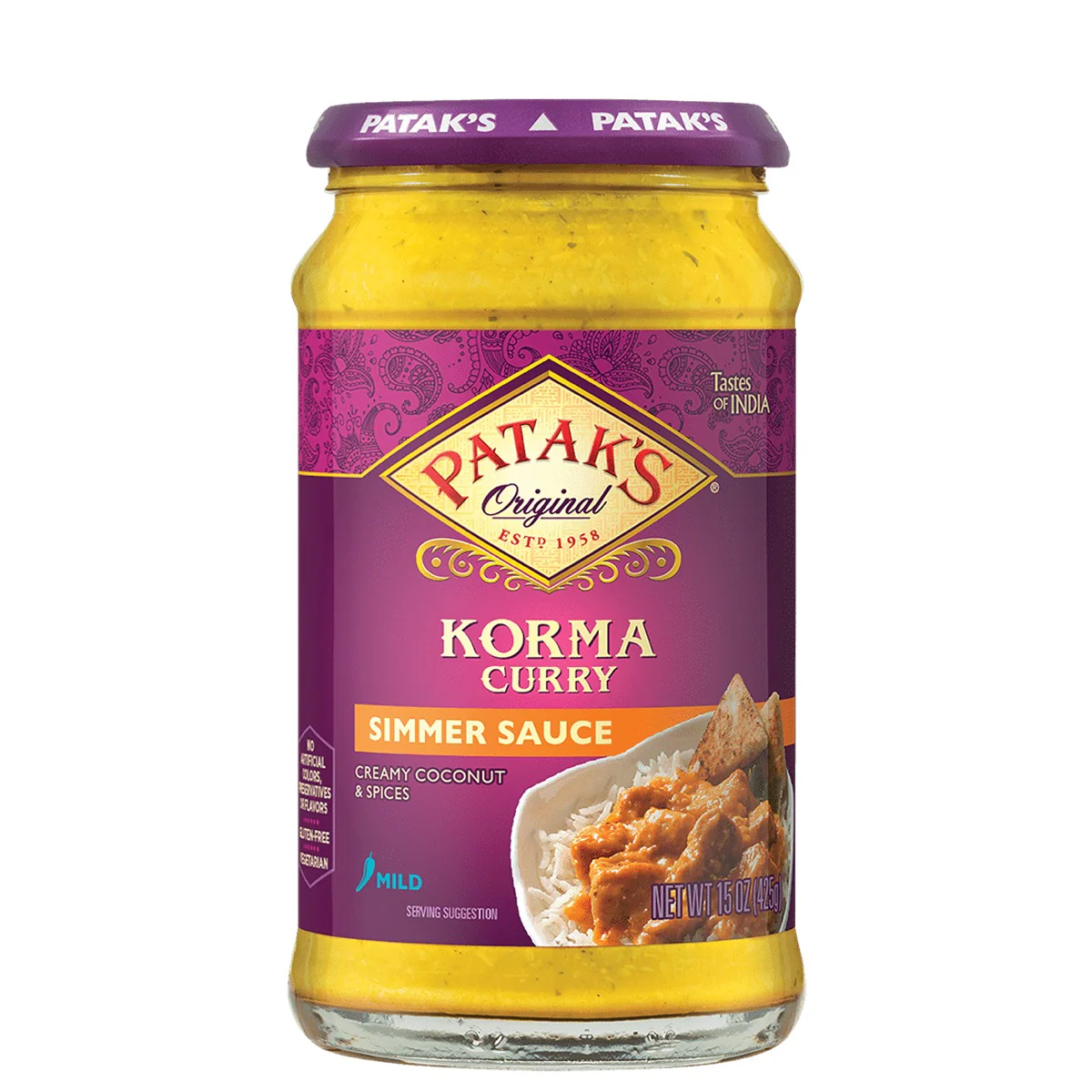 Patak's - Korma Cooking Sauce - 450g