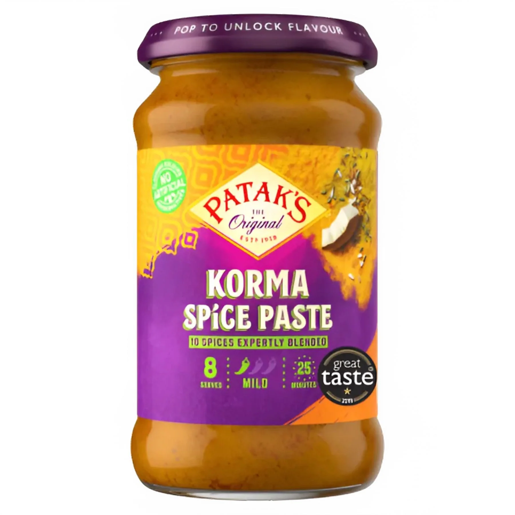 Patak's - Korma Spice Paste Mild - 290g