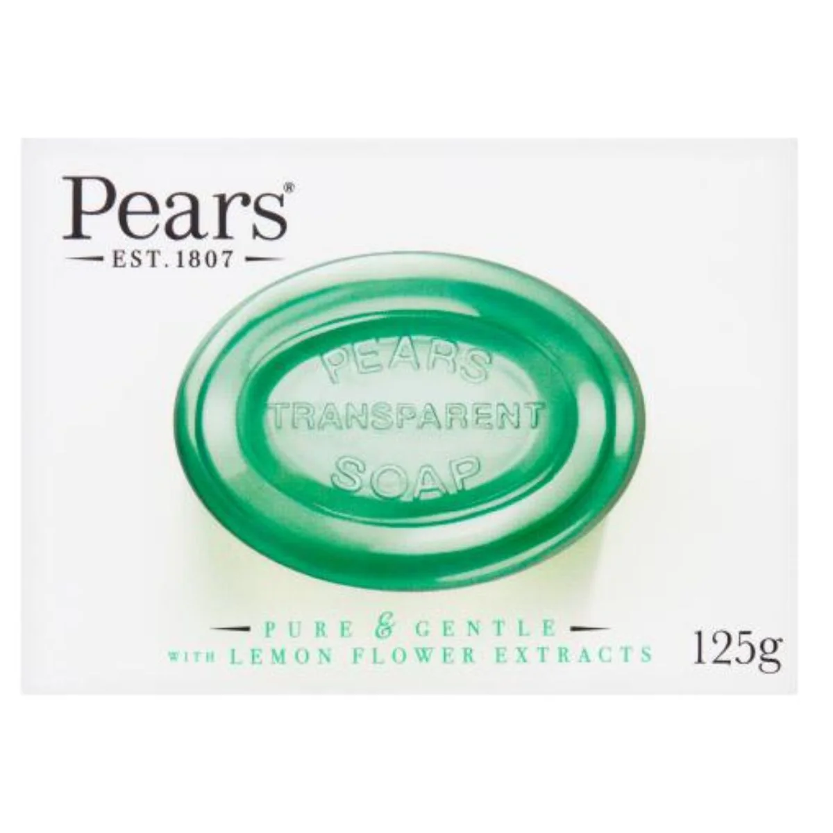 Pears - Transparent Soap with Lemon Flower Extracts - 125g