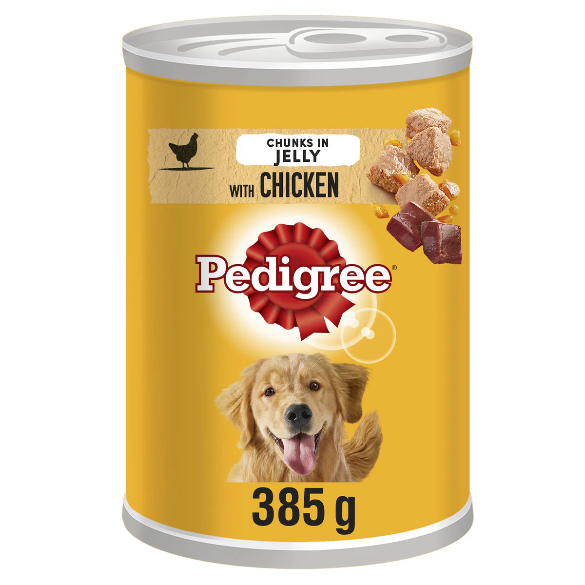 Pedigree - Cans Adult Chicken in Jelly - 385g