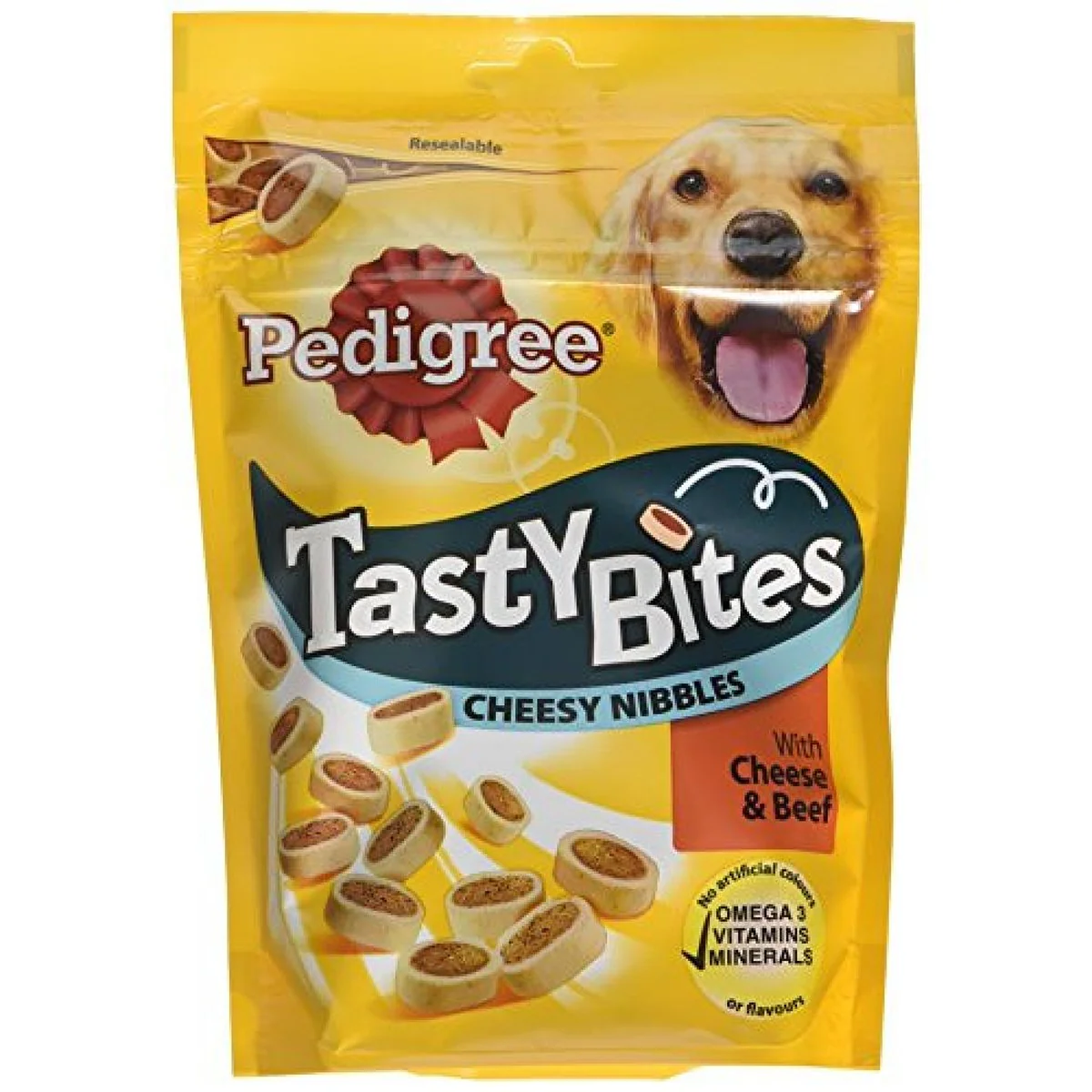 Pedigree - Tasty Minis Cheese & Beef Nibbles Dog Treats - 140g