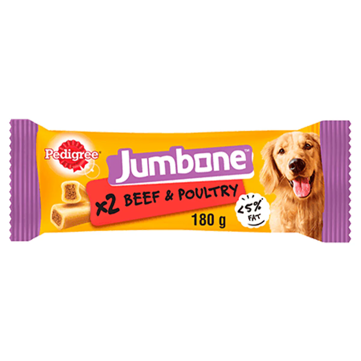 Pedigree - Jumbone Beef & Poultry - 180g