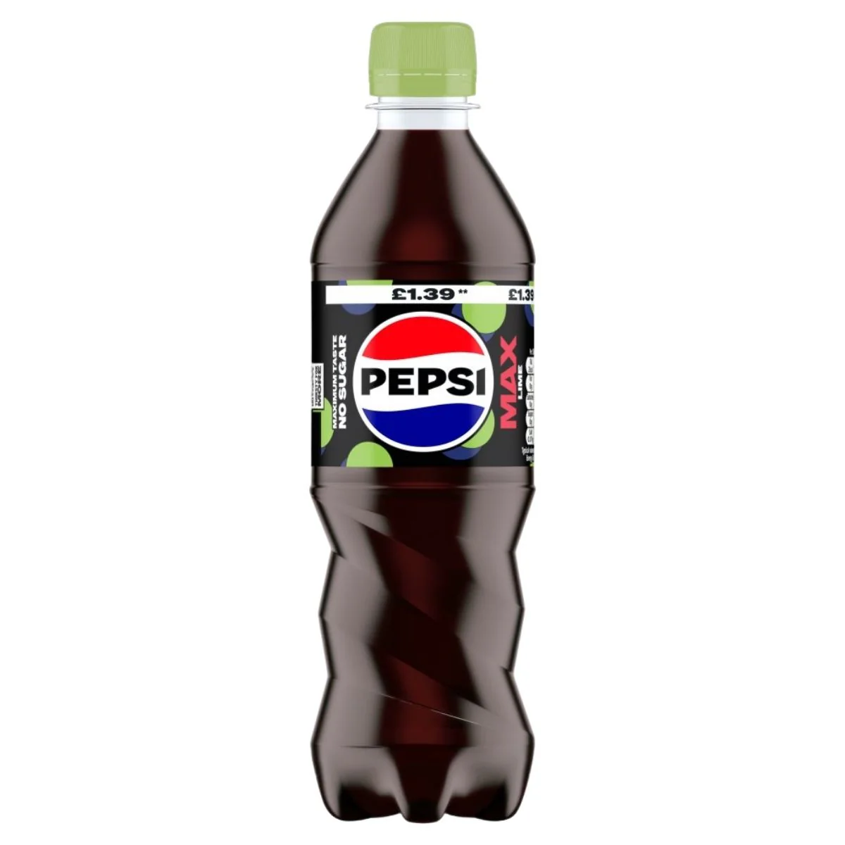 Pepsi - Max Lime No Sugar Cola Bottle - 500ml