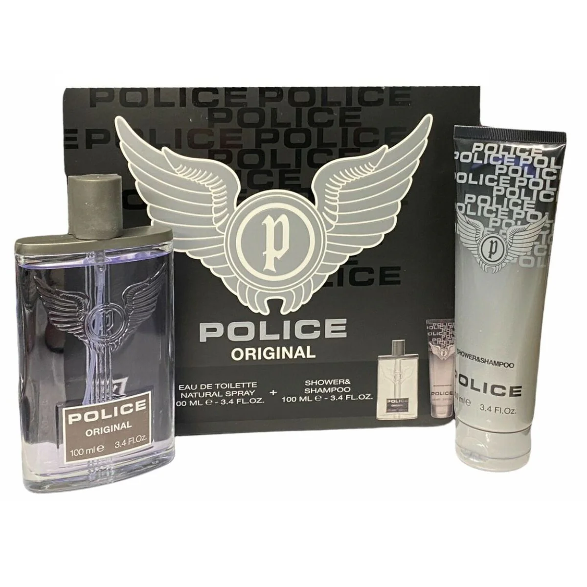 Police Original - 100ml Edt Spray and 100ml Shower & Shampoo Gift Set