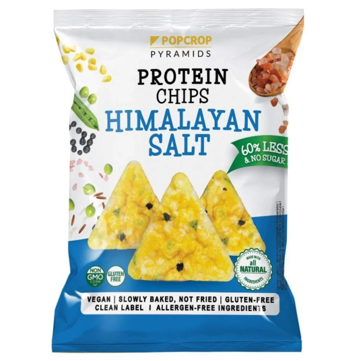 Popcrop - Protein Himalayan Salt Chips - 60g