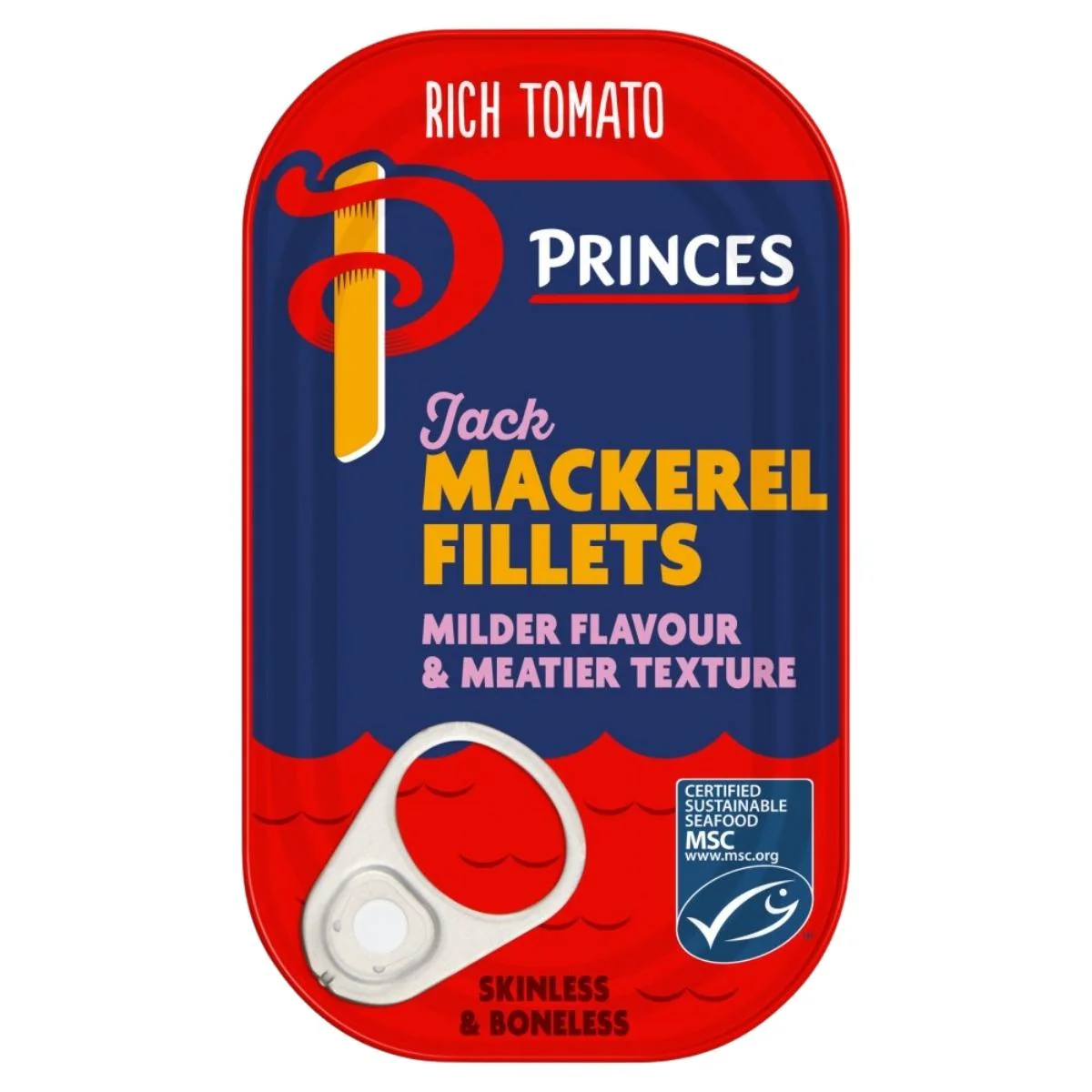 Princes - Mackerel Fillets in a Rich Tomato Sauce - 125g