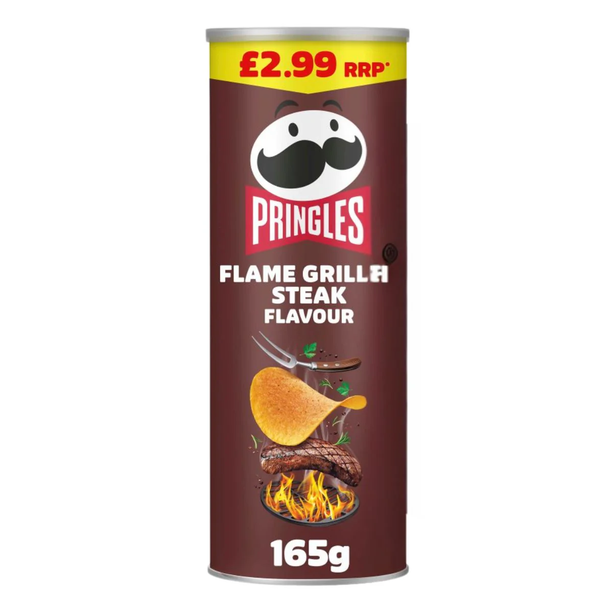 Pringles - Flame Grilled Steak Flavour - 165g