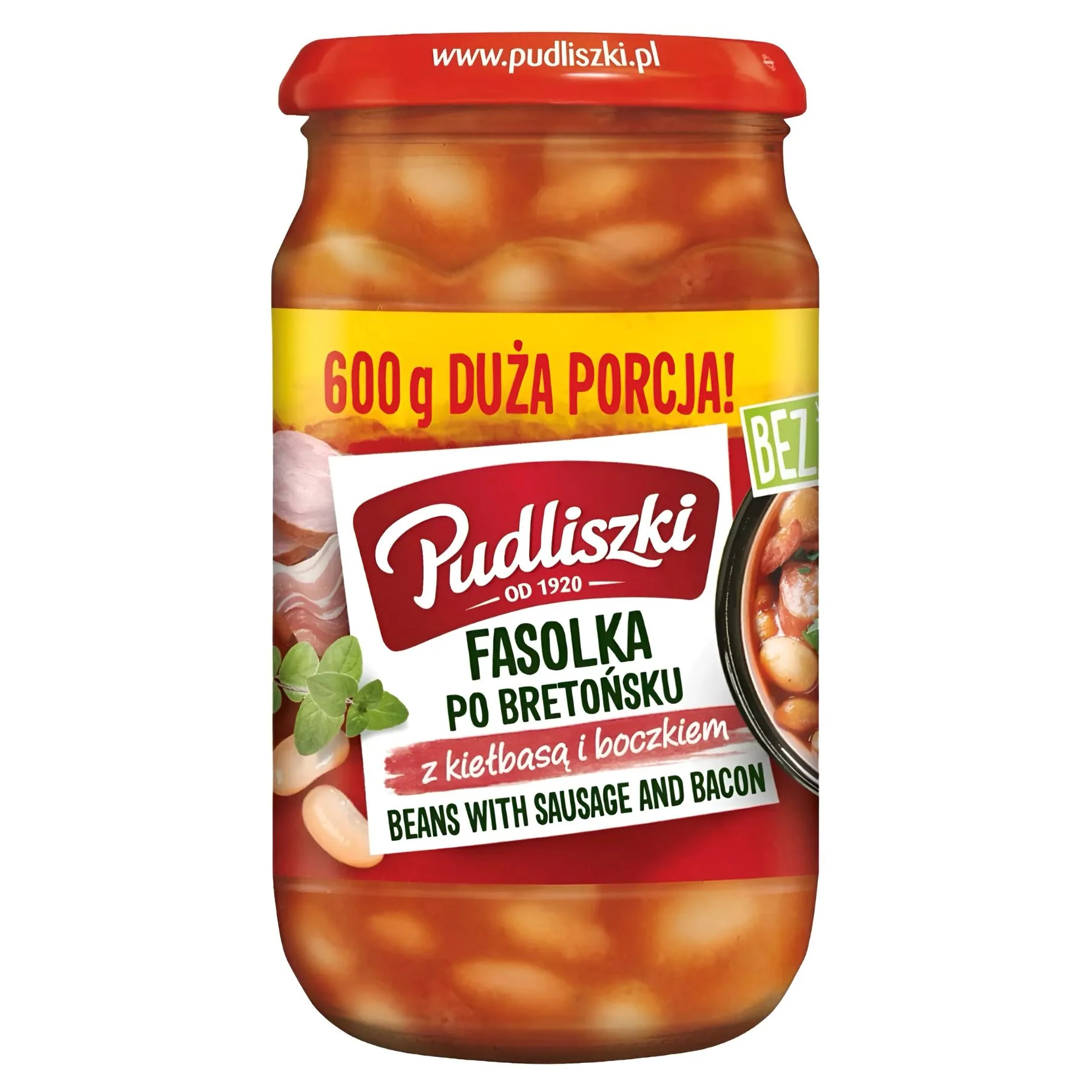 Pudliszki - Beans with Sausage & Bacon - 600g