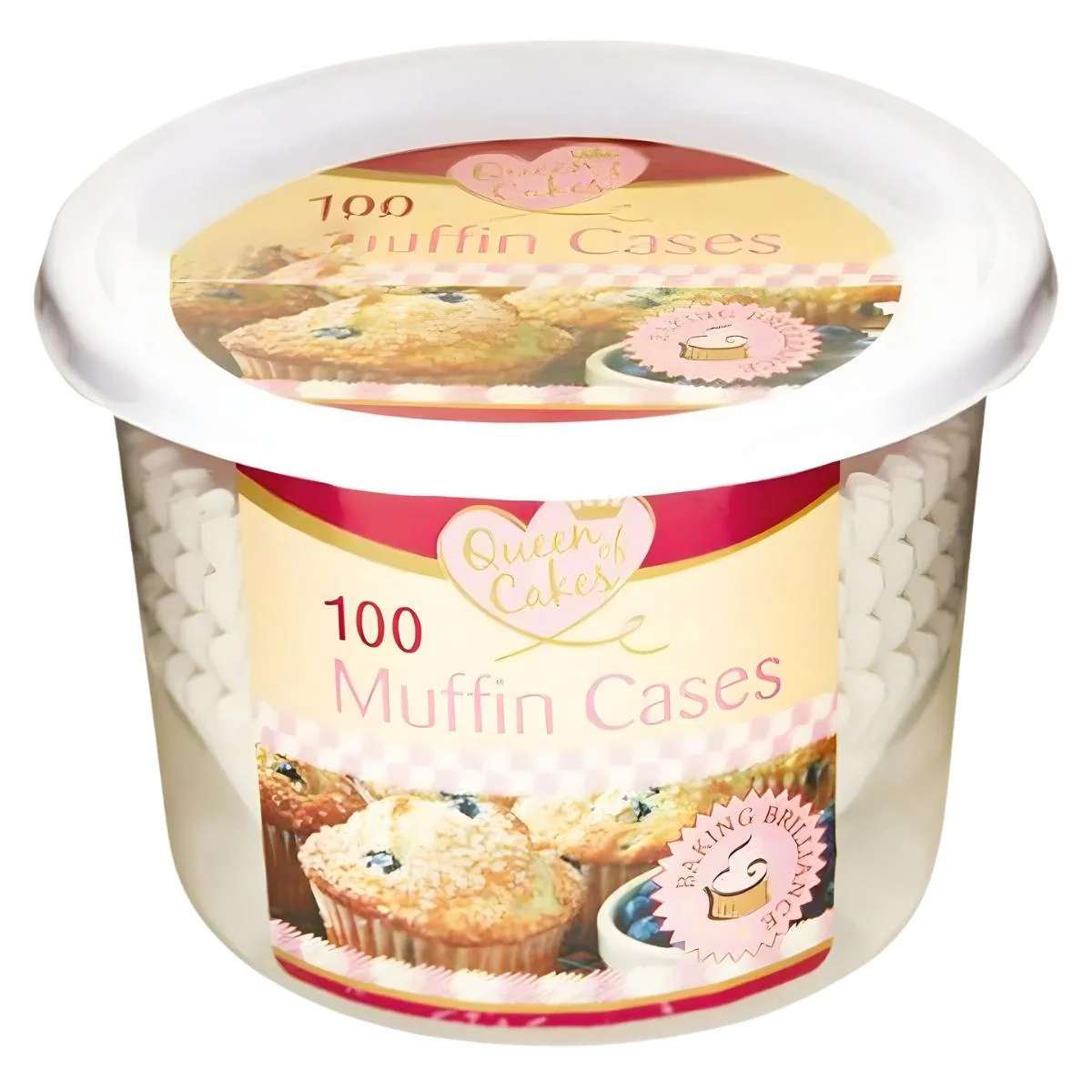Queen of Cakes - 100 Muffin Cases