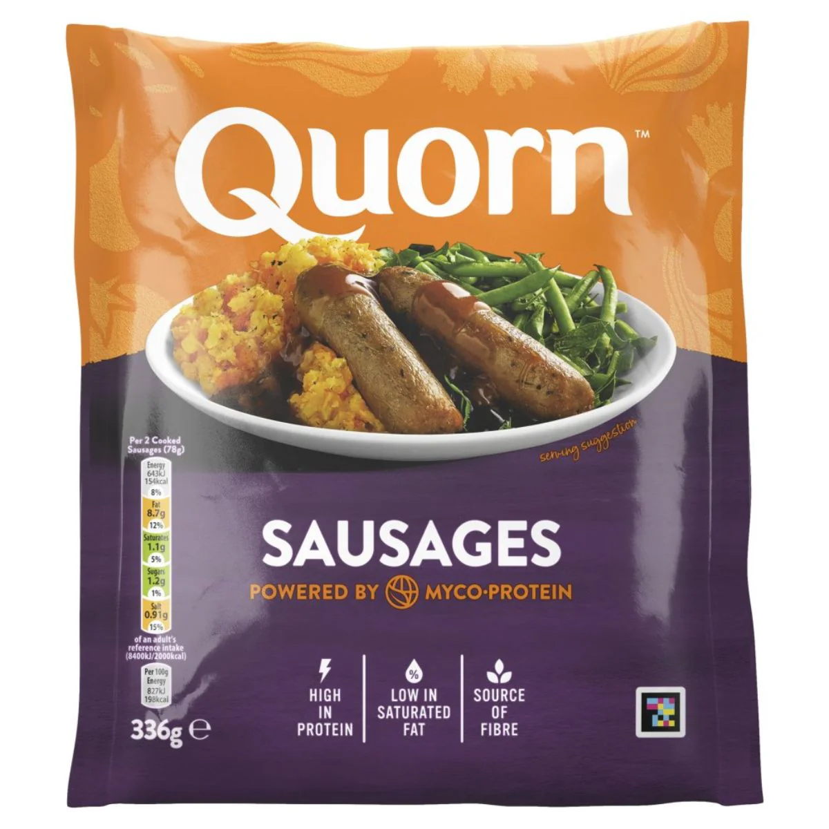 Quorn - Sausages Deliciously Meat Free - 336g