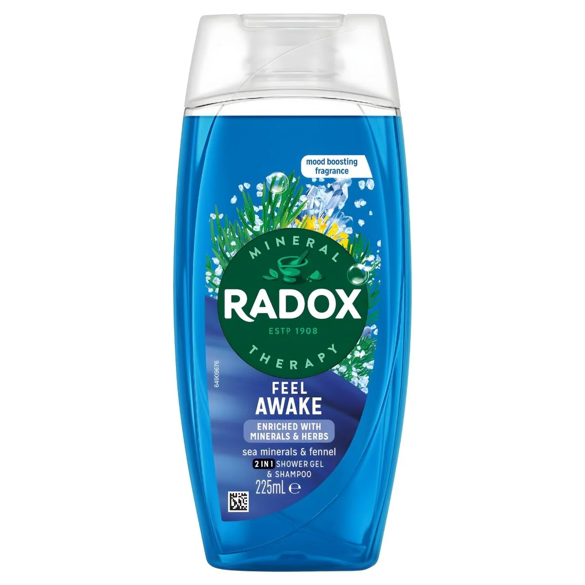 Radox - Sea Minerals & Fennel Shower Gel & Shampoo - 225ml