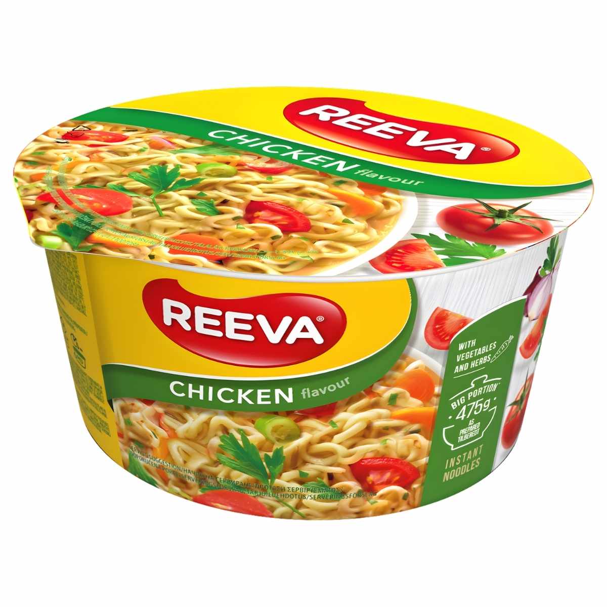 Reeva - Chicken Flavour Instant Bowl Noodles - 75g