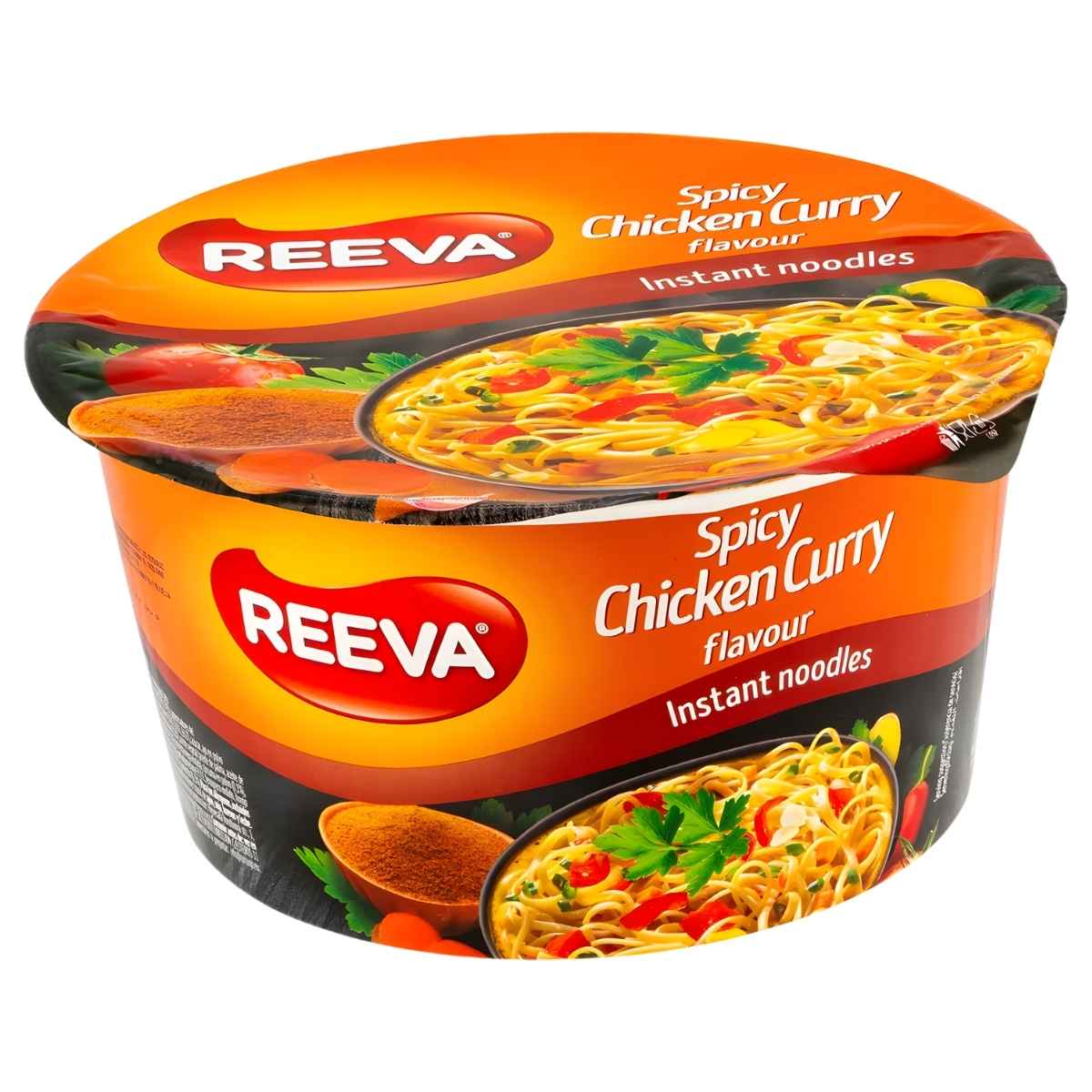 Reeva - Spicy Chicken Curry Instant Bowl Noodles - 75g