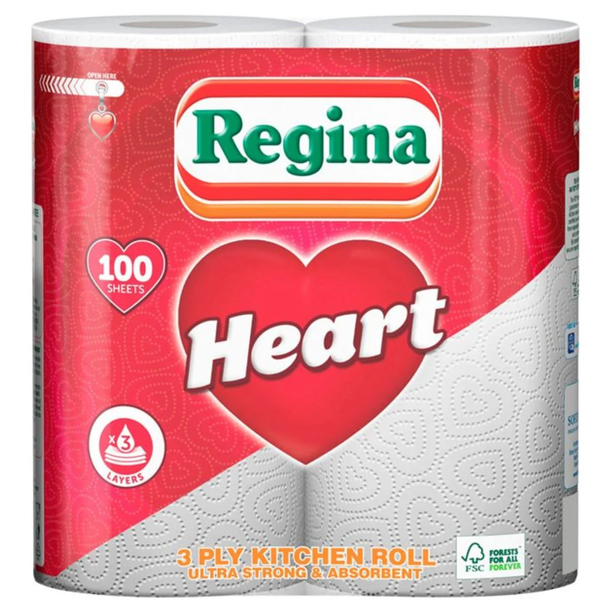 Regina - Heart Kitchen Towel - 2pcs