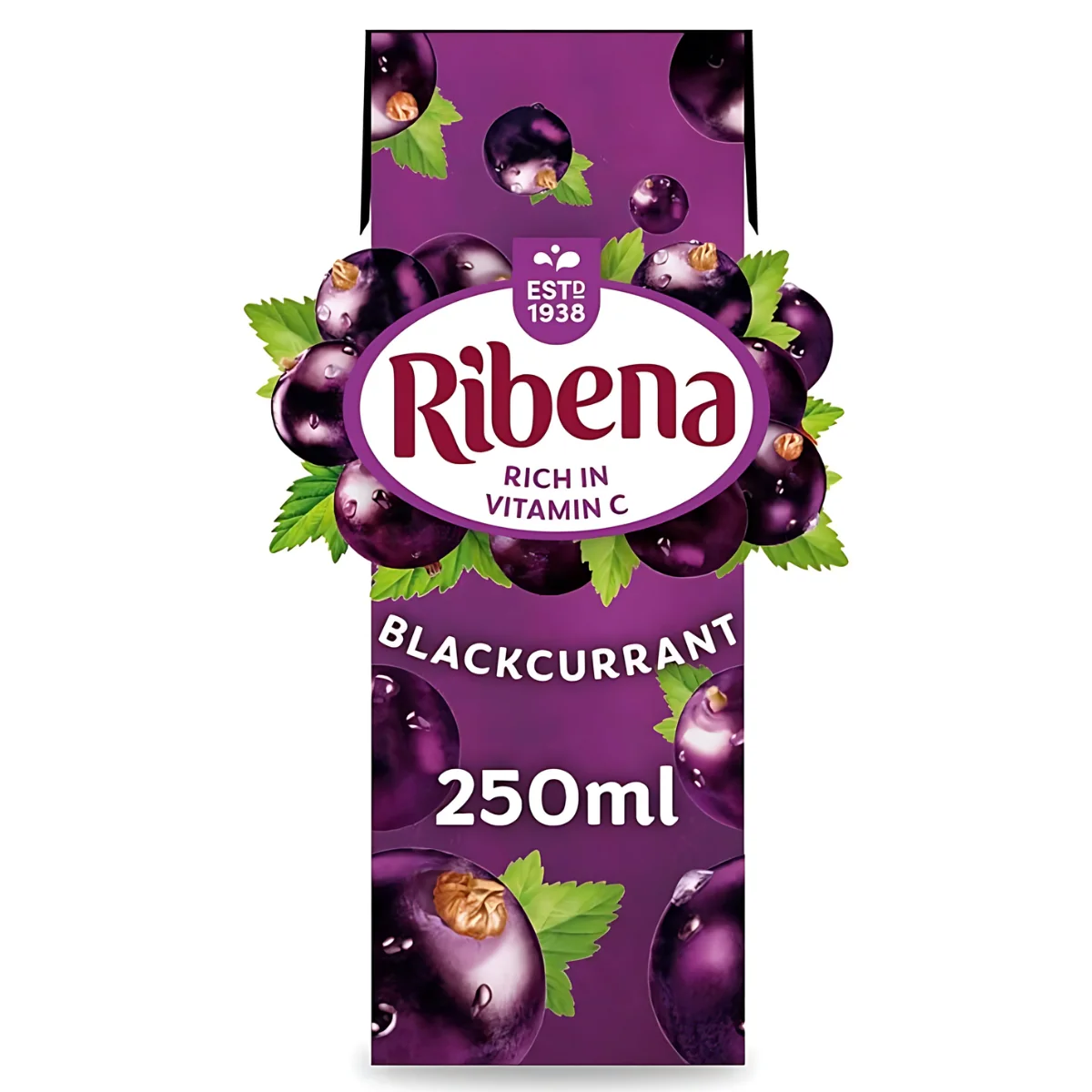 Ribena - Blackcurrant Juice Drink Carton - 250ml