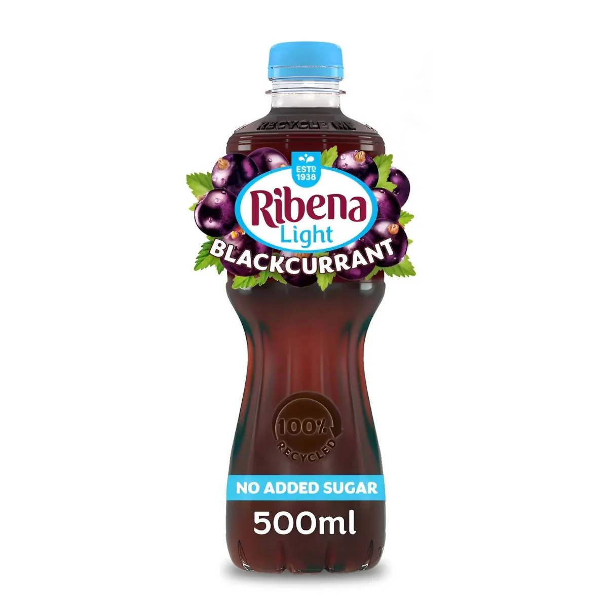 Ribena - Blackcurrant No Added Sugar - 500ml