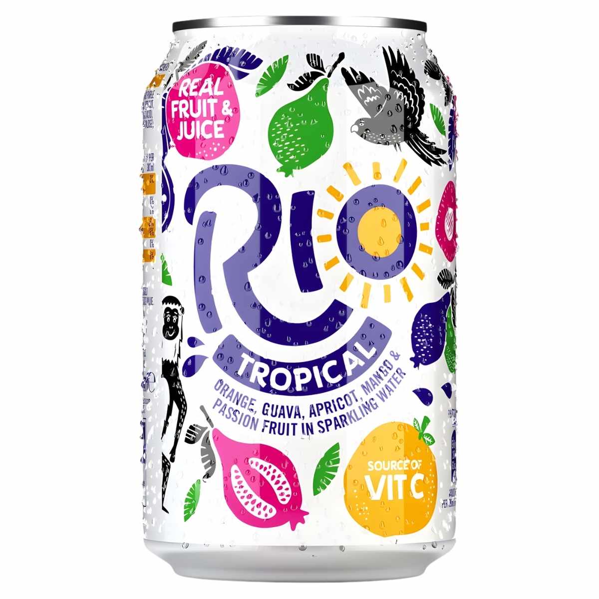 Rio - Sparkling Tropical Fruit Juice - 330ml