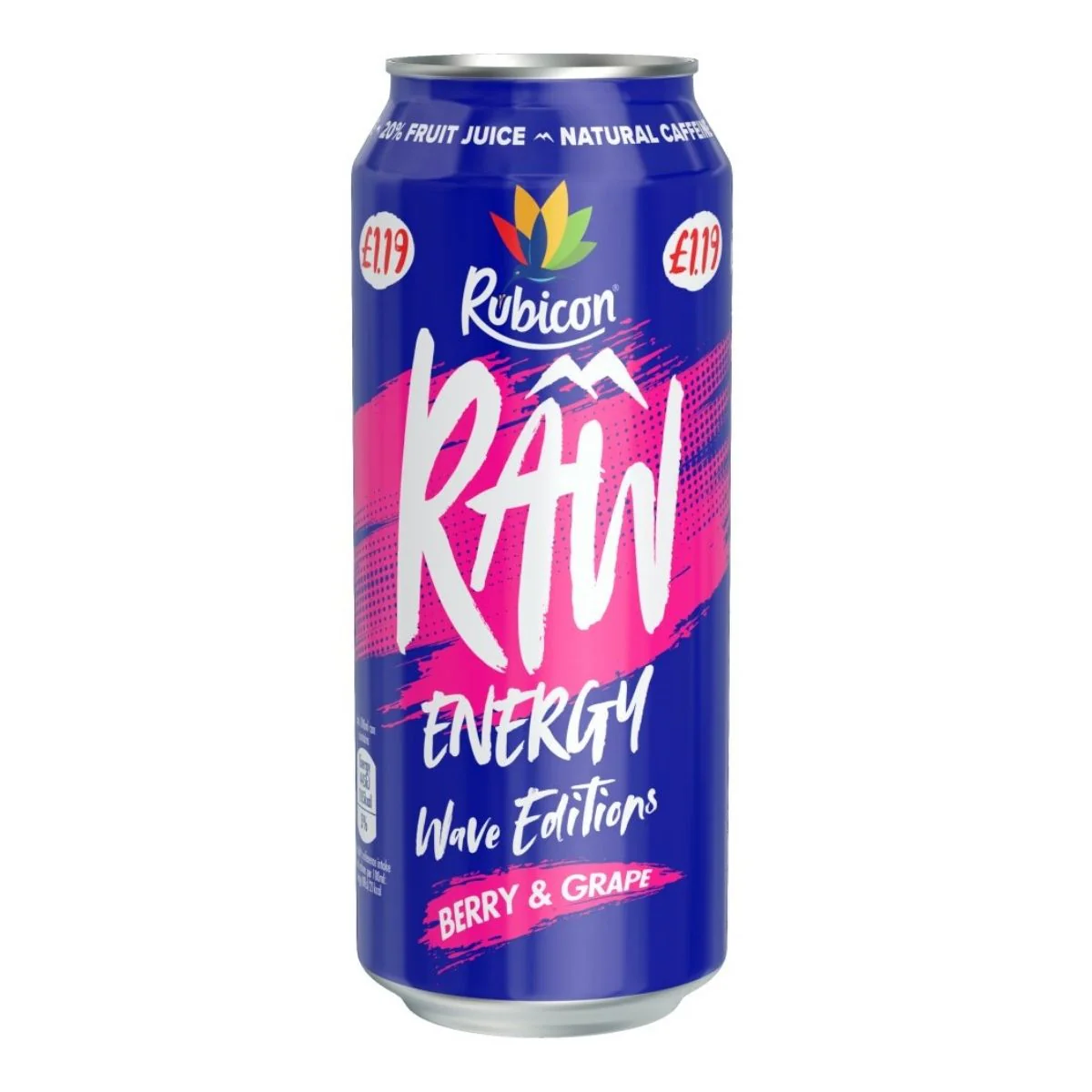 Rubicon - Raw Energy Berry & Grape - 500ml