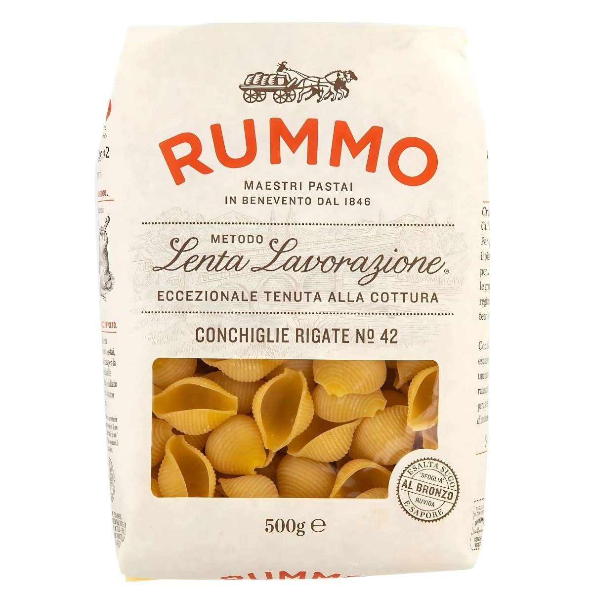 Rummo - Conchiglie Rigate Pasta No.42 - 500g
