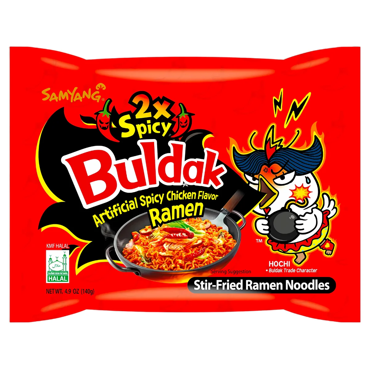 Samyang - Buldak Extreme Hot Chicken Flavour Ramen Noodles (Halal)- 140g