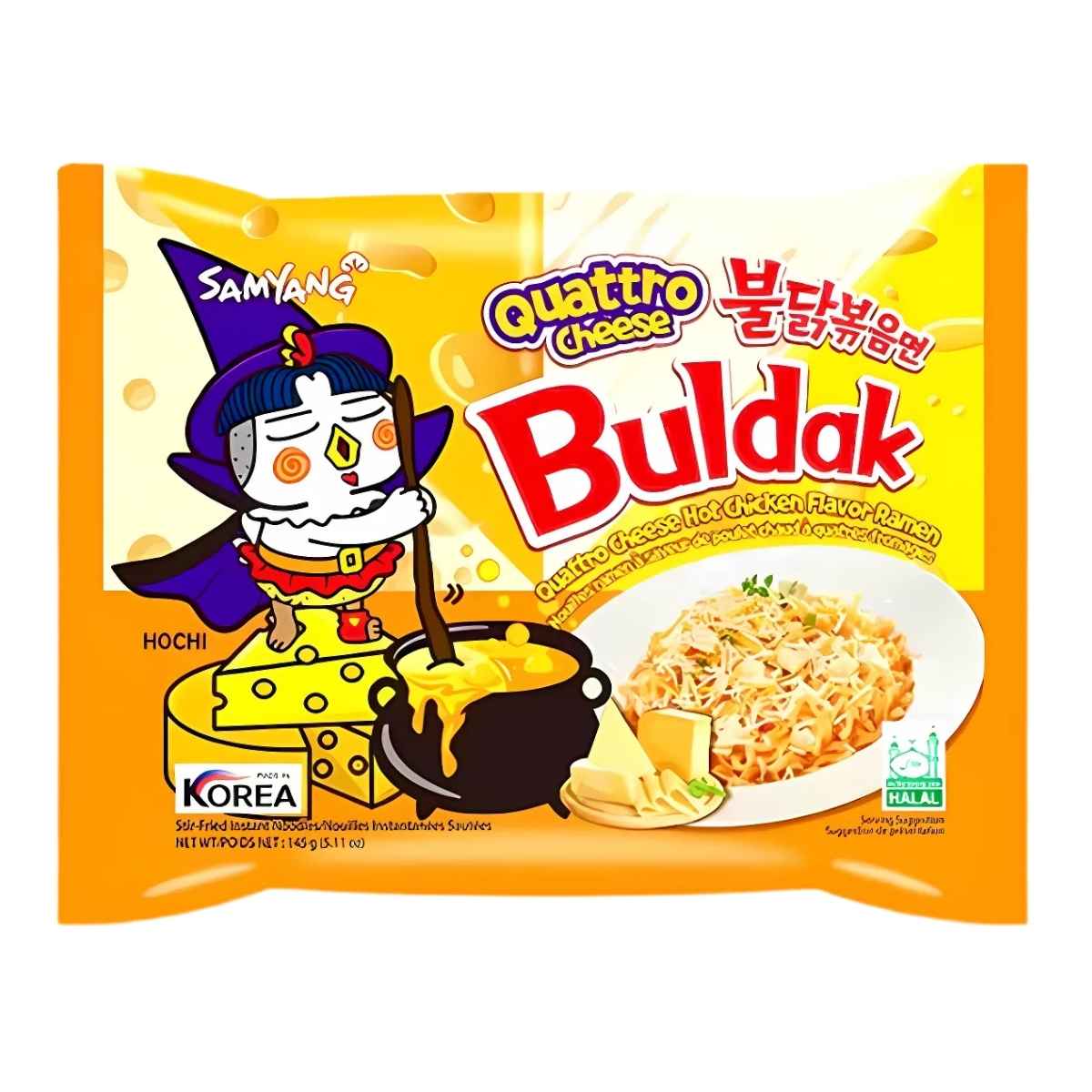 Samyang - Buldak Quattro Cheese Hot Chicken Flavour Ramen - 145g
