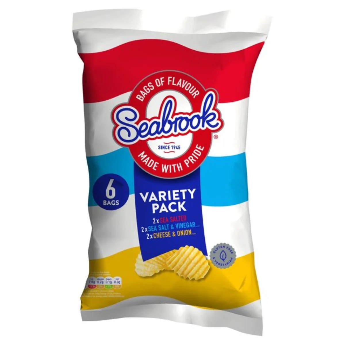 Seabrook - Variety Crisps - 5 Pack
