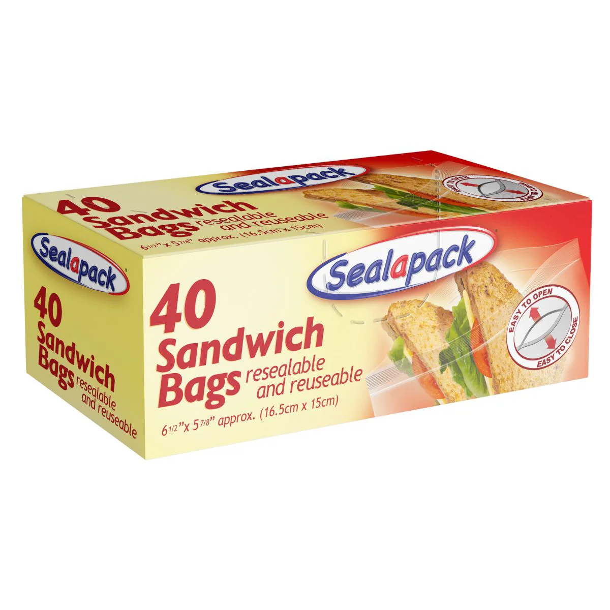 Sealapack - Boxed Sandwich Bags - 40pcs