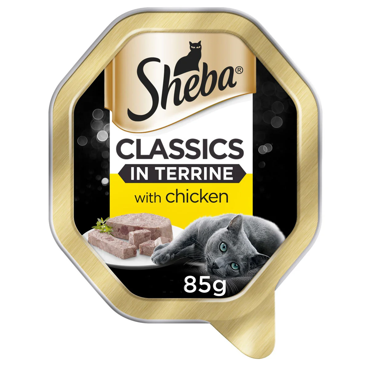 Sheba - Classics Adult Wet Cat Food Trays Chicken in Terrine - 85g