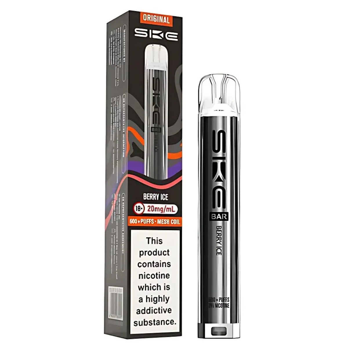 SKE - Crystal Bar 600 Berry Ice Pod Vape Kit - 20mg/mL