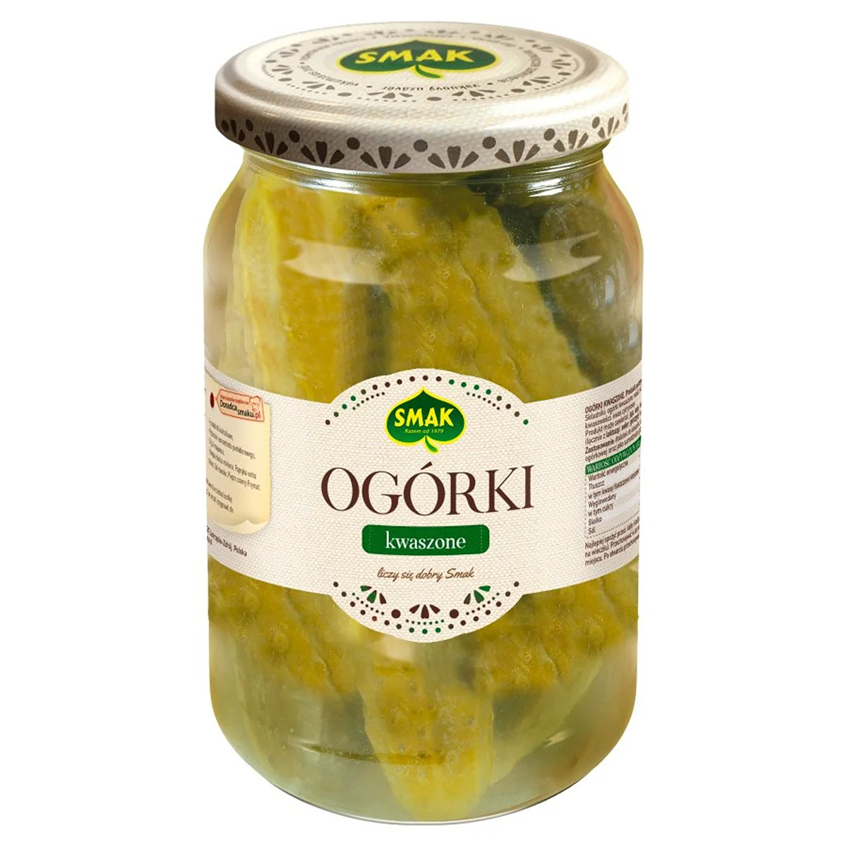 Smak - Sour Cucumbers - 900g