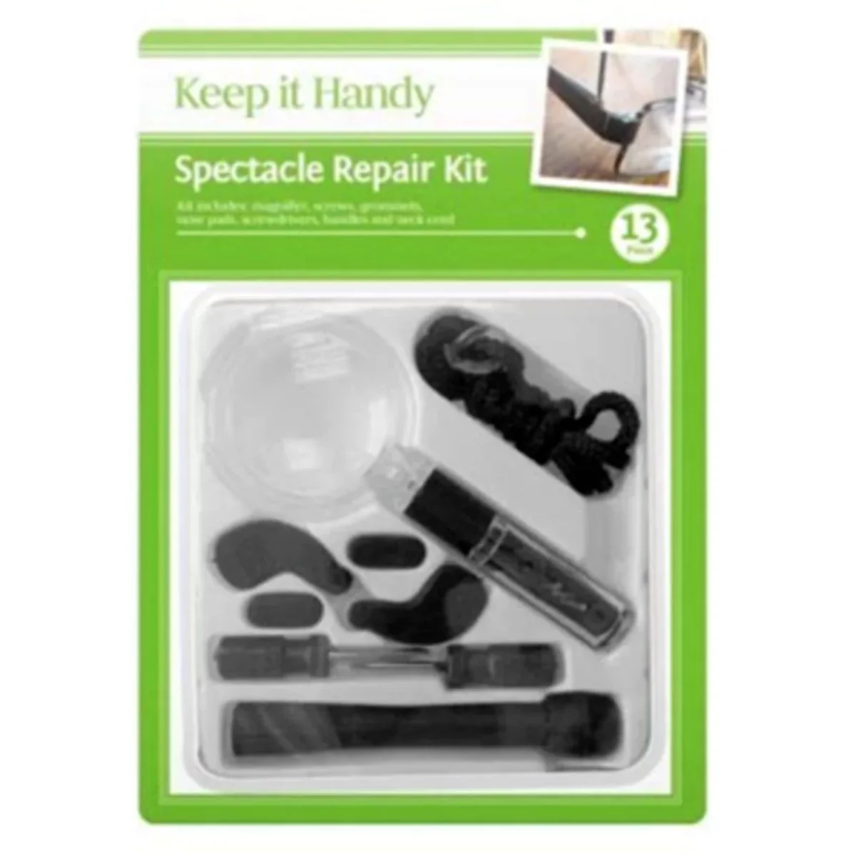 Spectacle - Eyeglass Repair Maintenance Kit 13 Piece