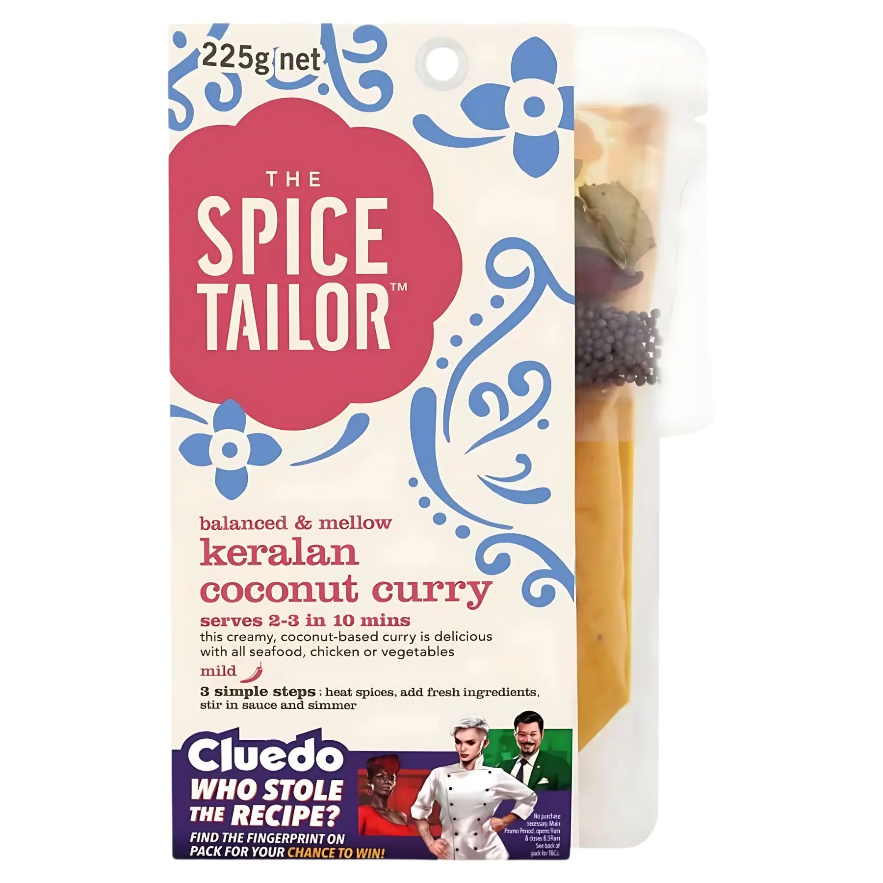 Spice Tailor - Keralan Coconut Curry Kit (Serves 2-3) - 225g