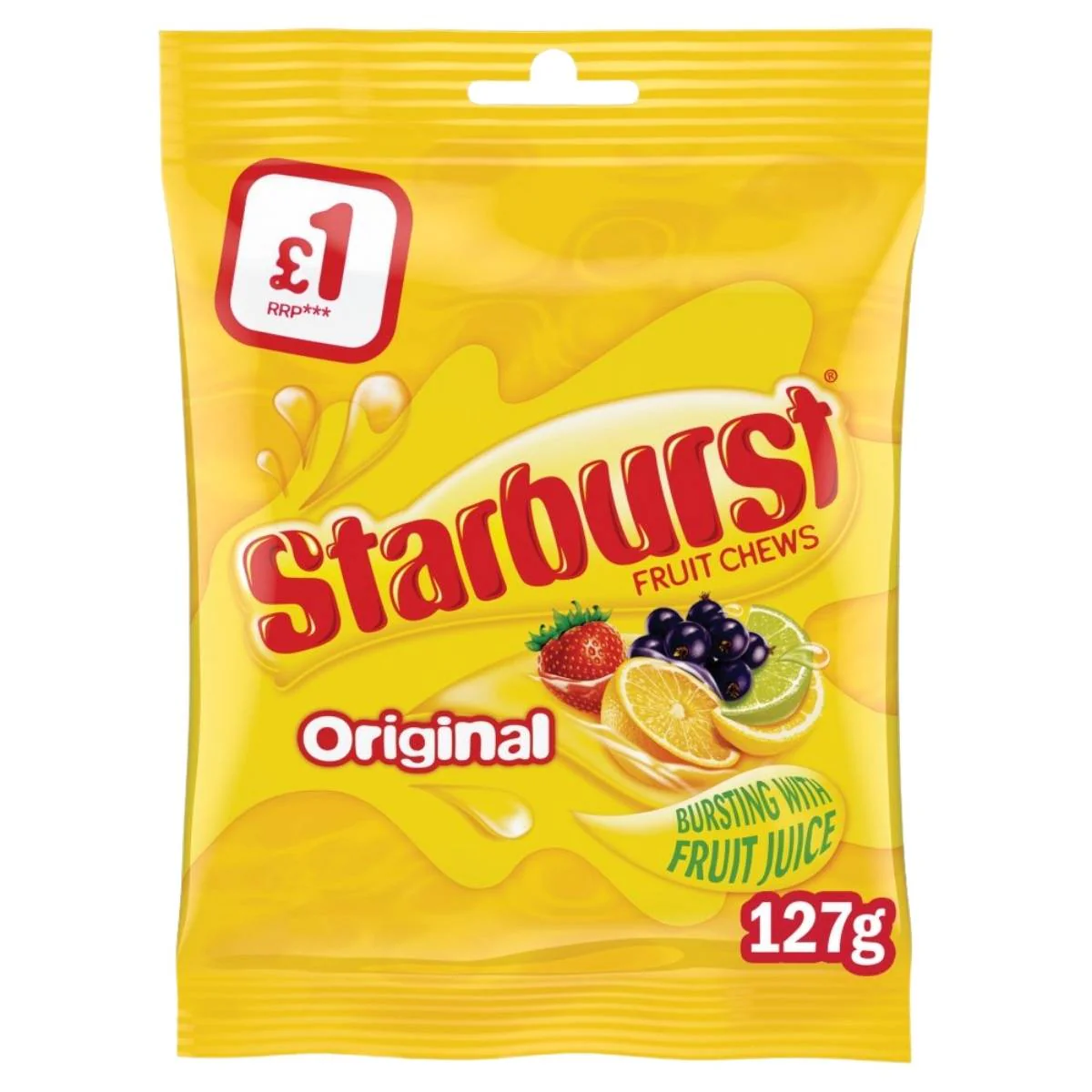 Starburst - Original Fruit Chews Sweets Bag - 127g