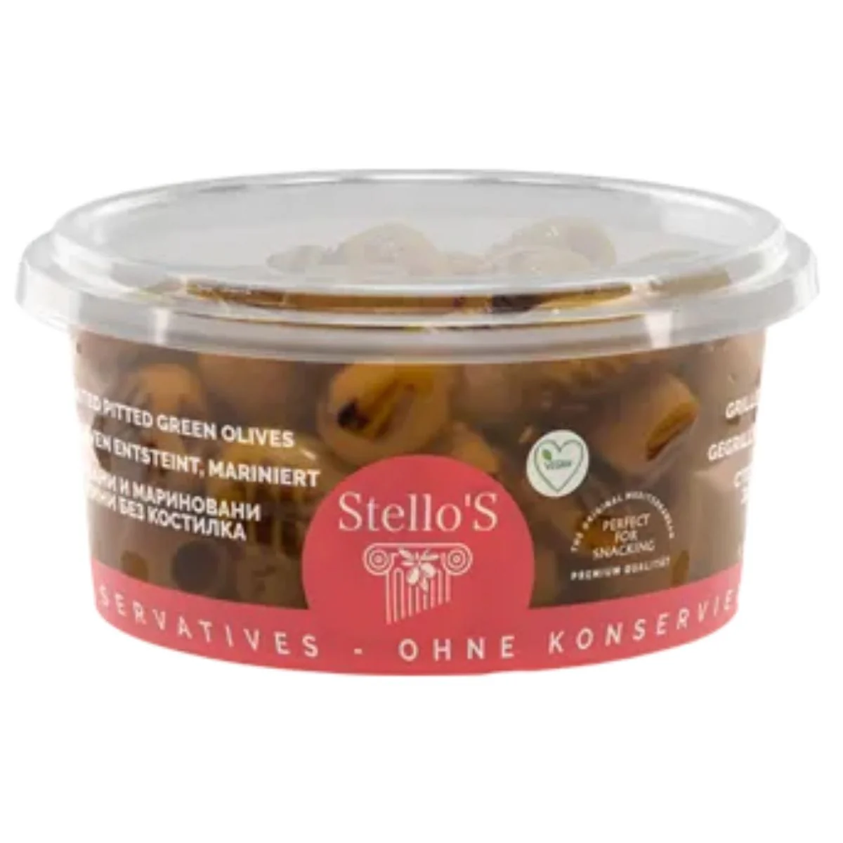 Stello's - Pitted Green Olives - 170g