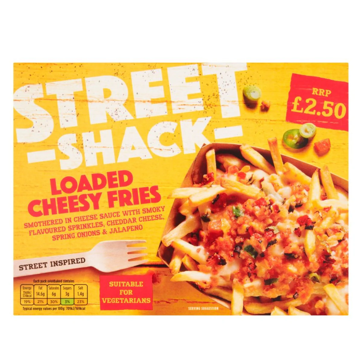Street Shack - Loaded Cheesy Fries - 250g