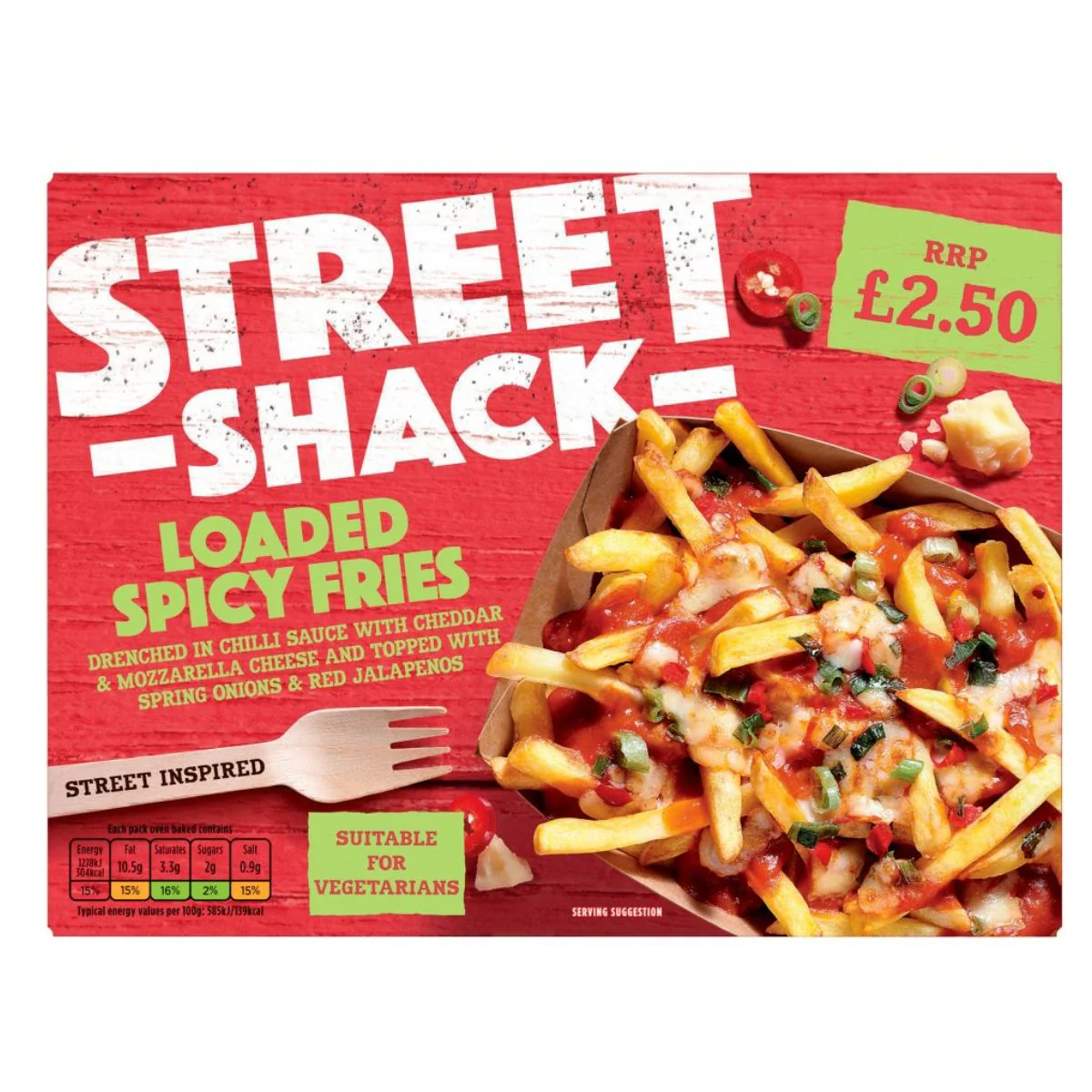 Street Shack - Loaded Spicy Fries - 250g
