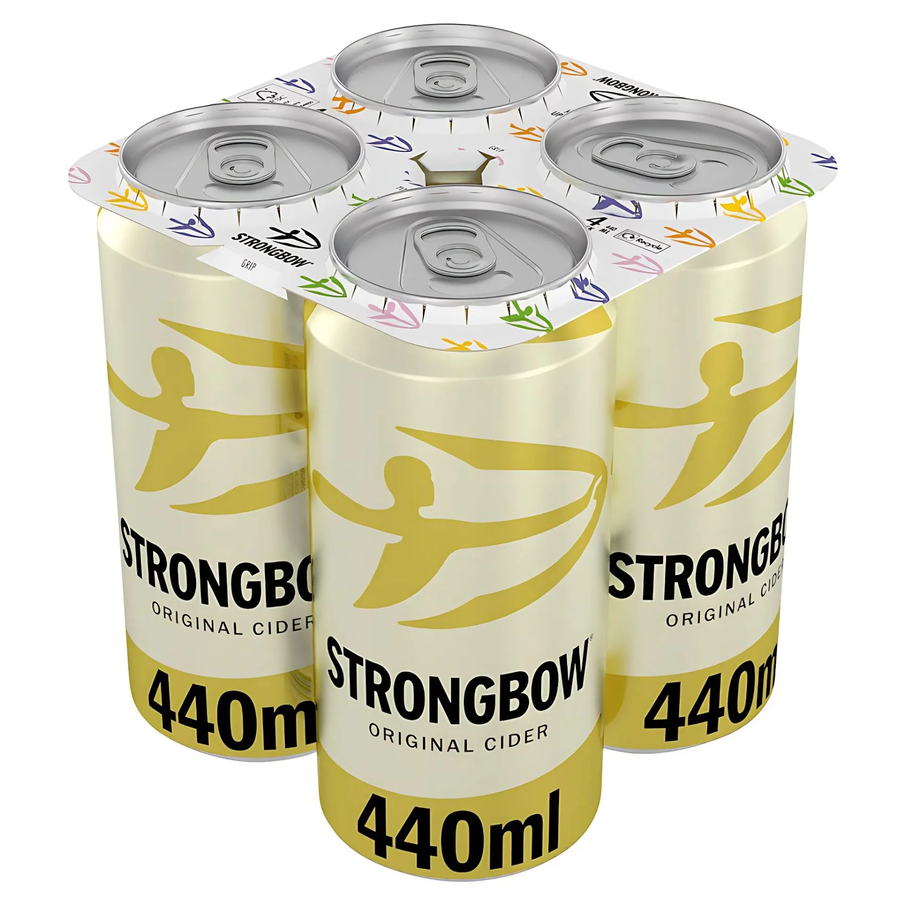 Strongbow - Original Cider Can (4.5% ABV) - 4 x 440ml