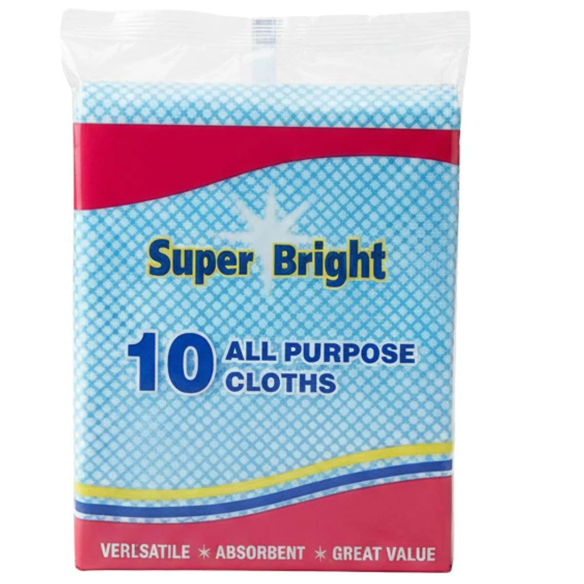 Super Bright - All Purpose Cloths - 10 Pack