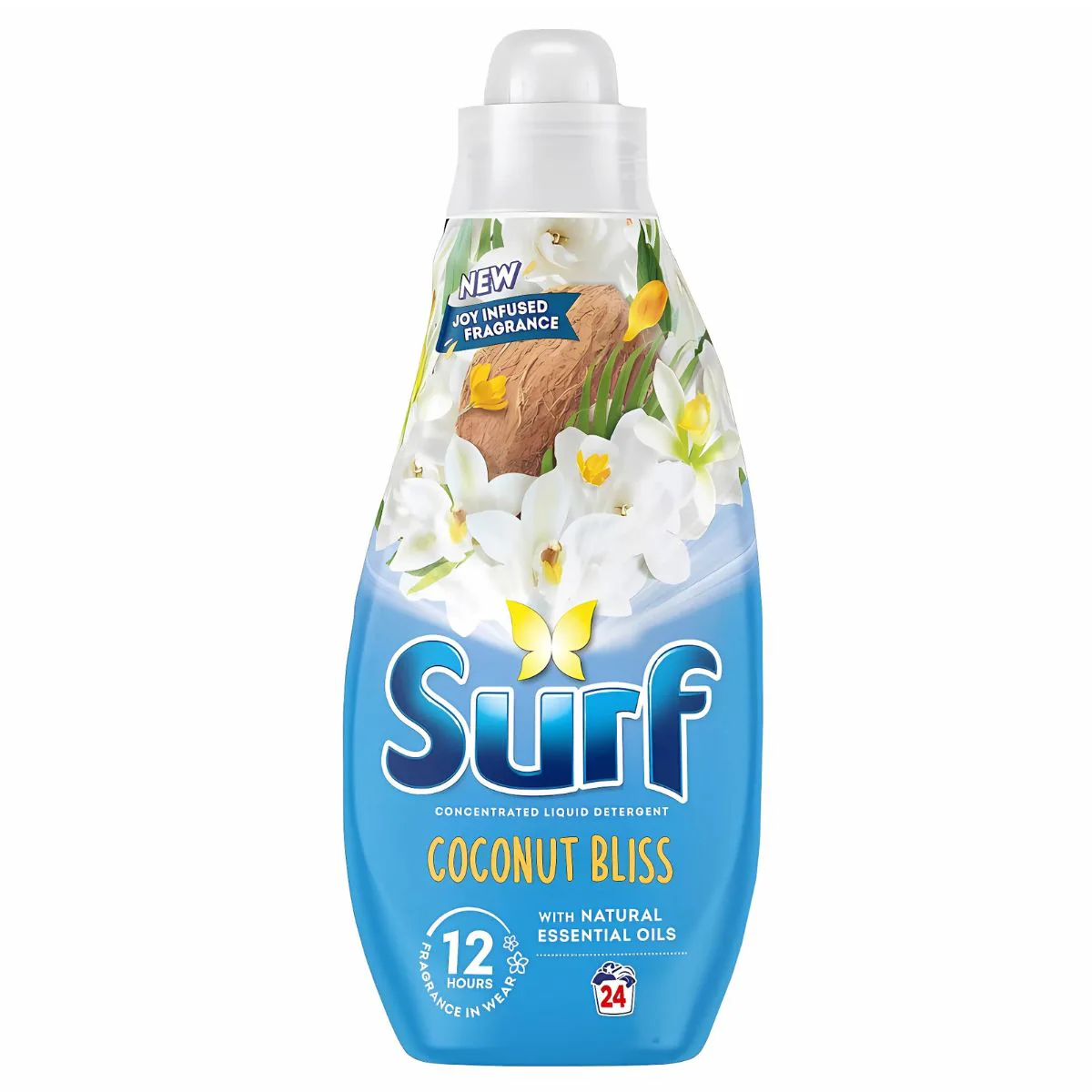Surf - Concentrated Liquid Detergent Coconut Bliss Natural 24 washes - 648ml