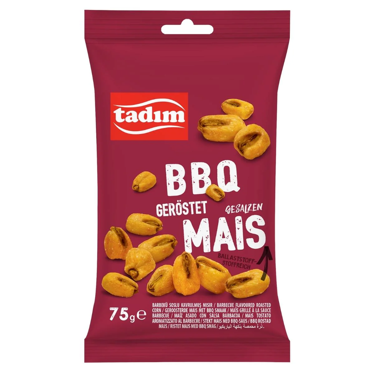 Tadim - Barbecue Flavoured Roasted Corn - 75g
