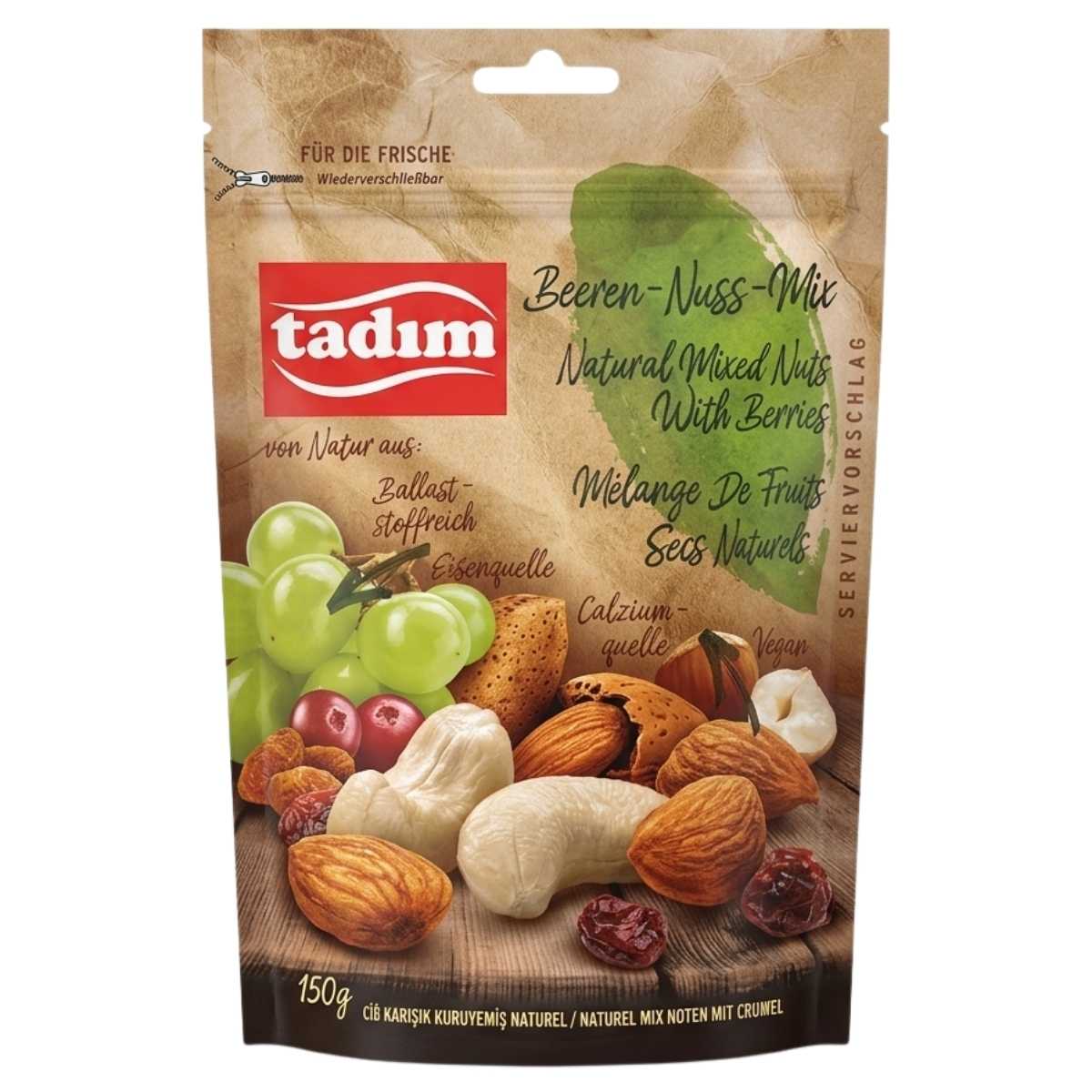 Tadim - Natural Mixed Nuts with Berries - 150g
