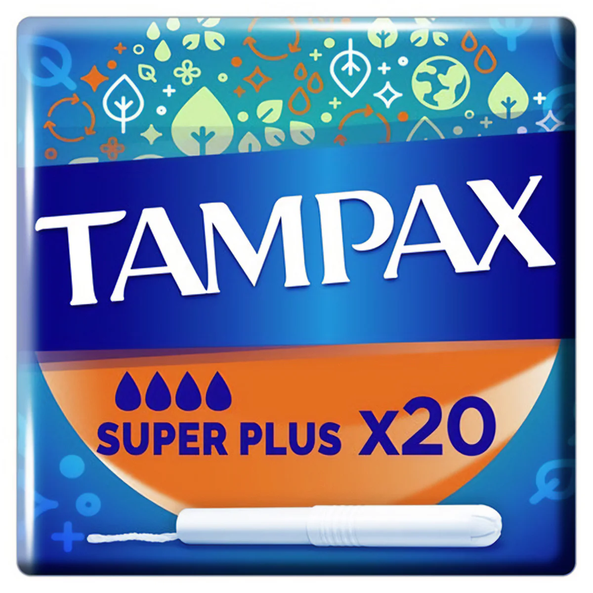 Tampax - Super Plus Tampons With Applicator - 20pcs