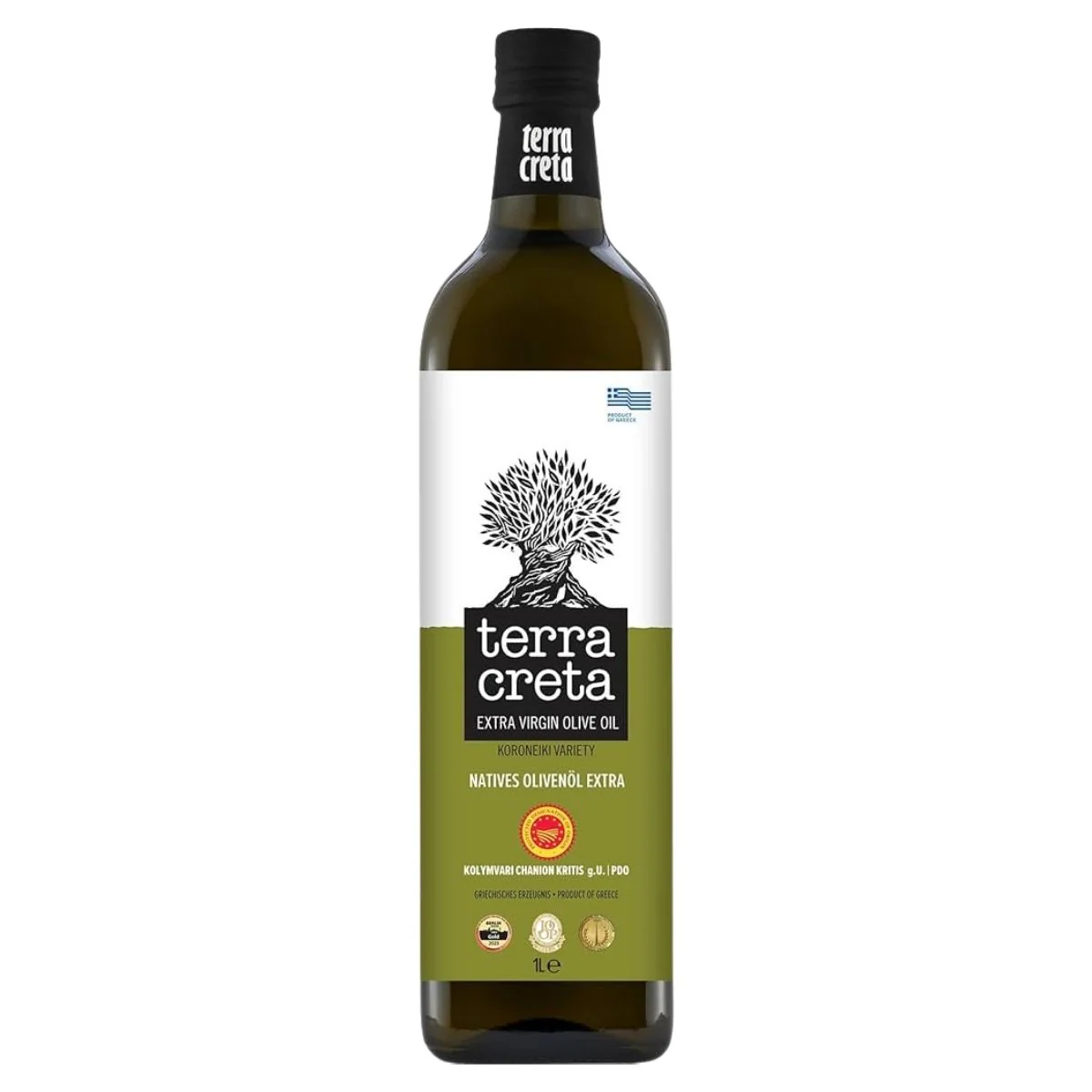 Terra Creta - Premium P.D.O Kolymvari Extra Virgin Olive Oil - 1L