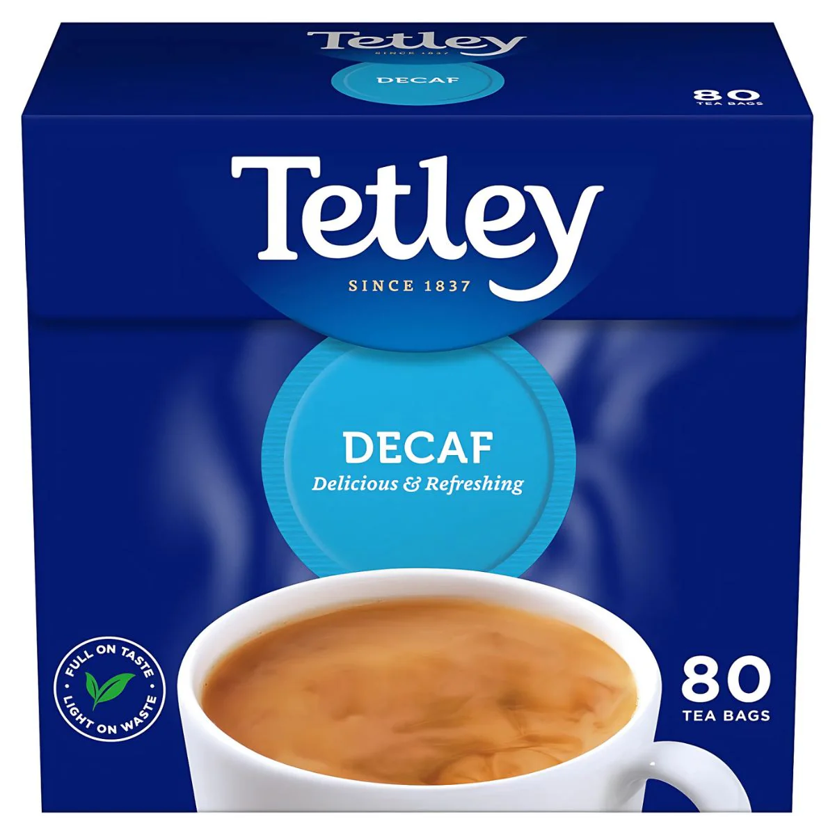 Tetley - Decaf 80 Tea Bags - 250g