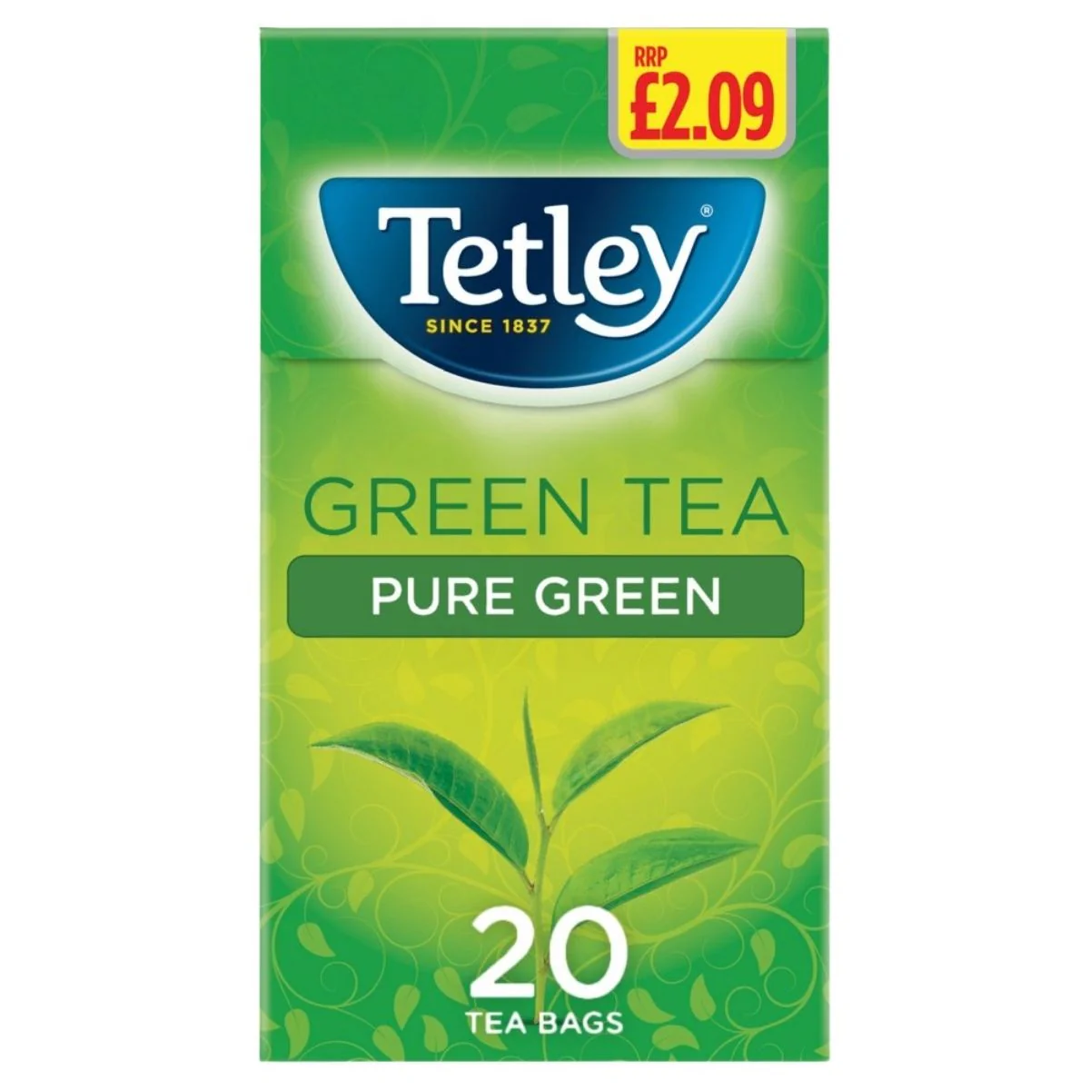 Tetley - Green Tea Pure Green - 20 Tea Bags