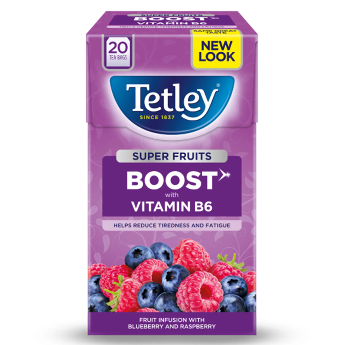 Tetley - Super Fruit with Vitamin B6 - 20 Teabags