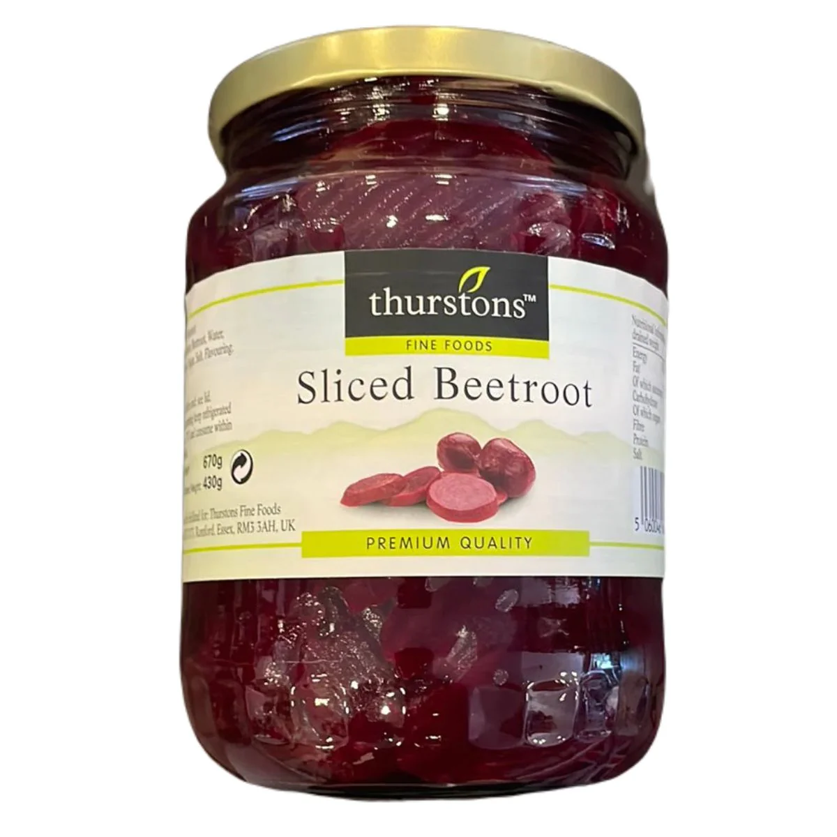 Thurstons - Sliced Beetroot - 670g