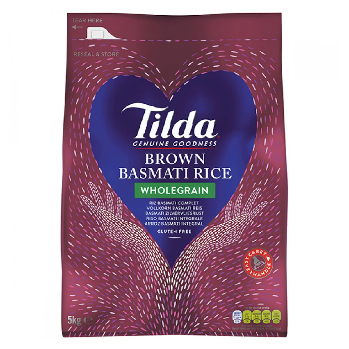 Tilda - Brown Basmati Rice - 5kg