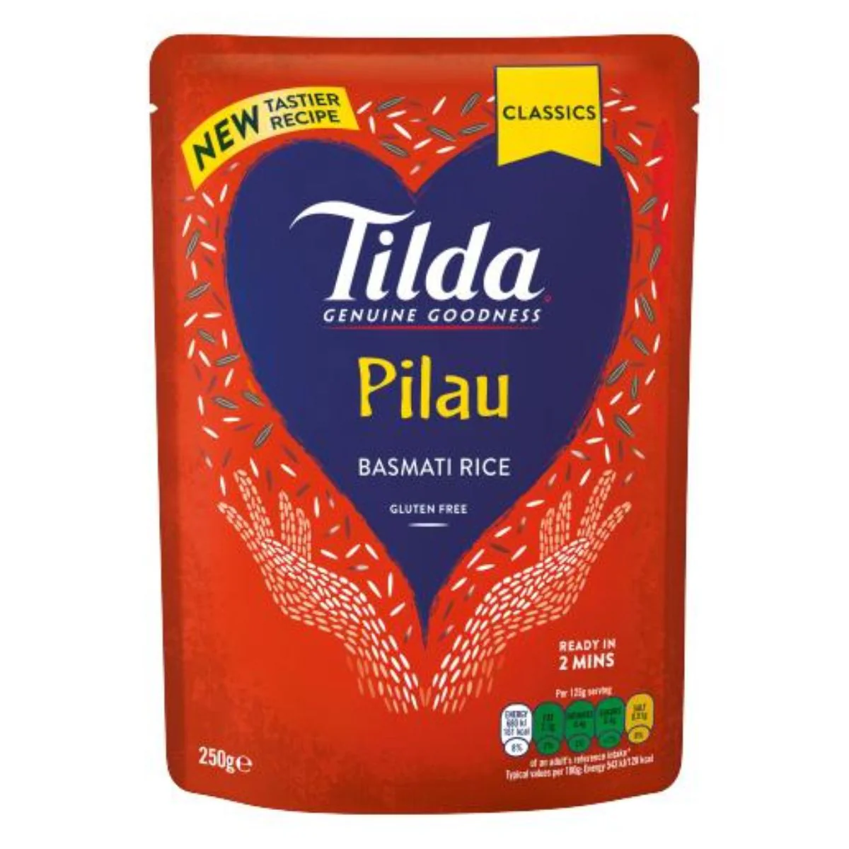 Tilda - Microwave Pilau Basmati Rice - 250g