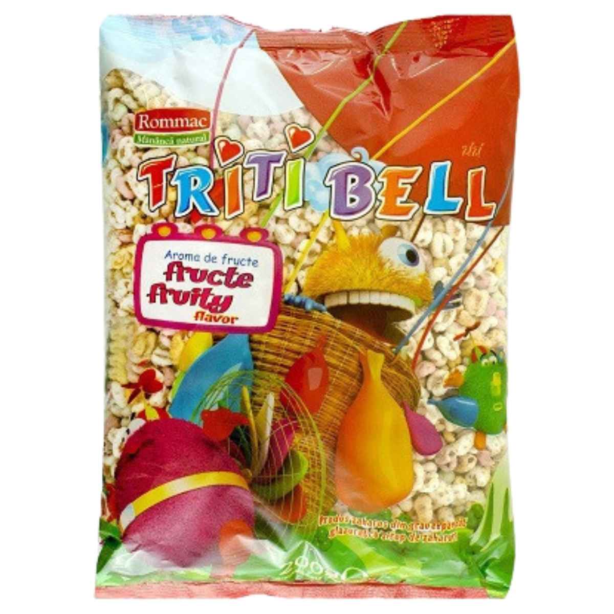Triti Bell - Fruity Flavour Puffed Wheat Cereal - 100g